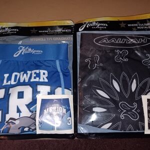 2XL Headgear Classics Men's Blue Kobe & Black Aaliyah Boxer Briefs - 2 Pack